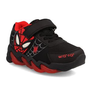 Zapatilla Ni&ntilde;o Bubblegummers Spiderman Negro - Rojo